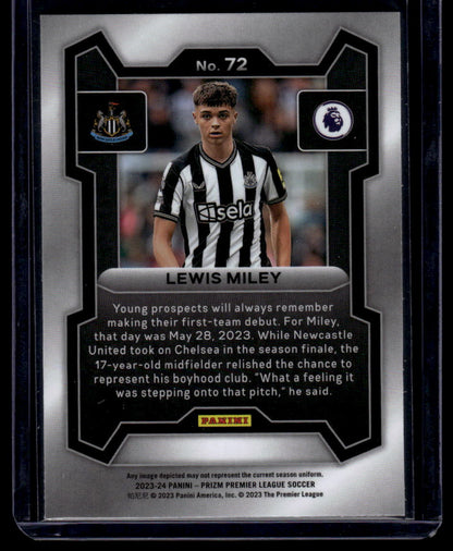 2023-24 Panini Prizm Premier League #72 Lewis Miley