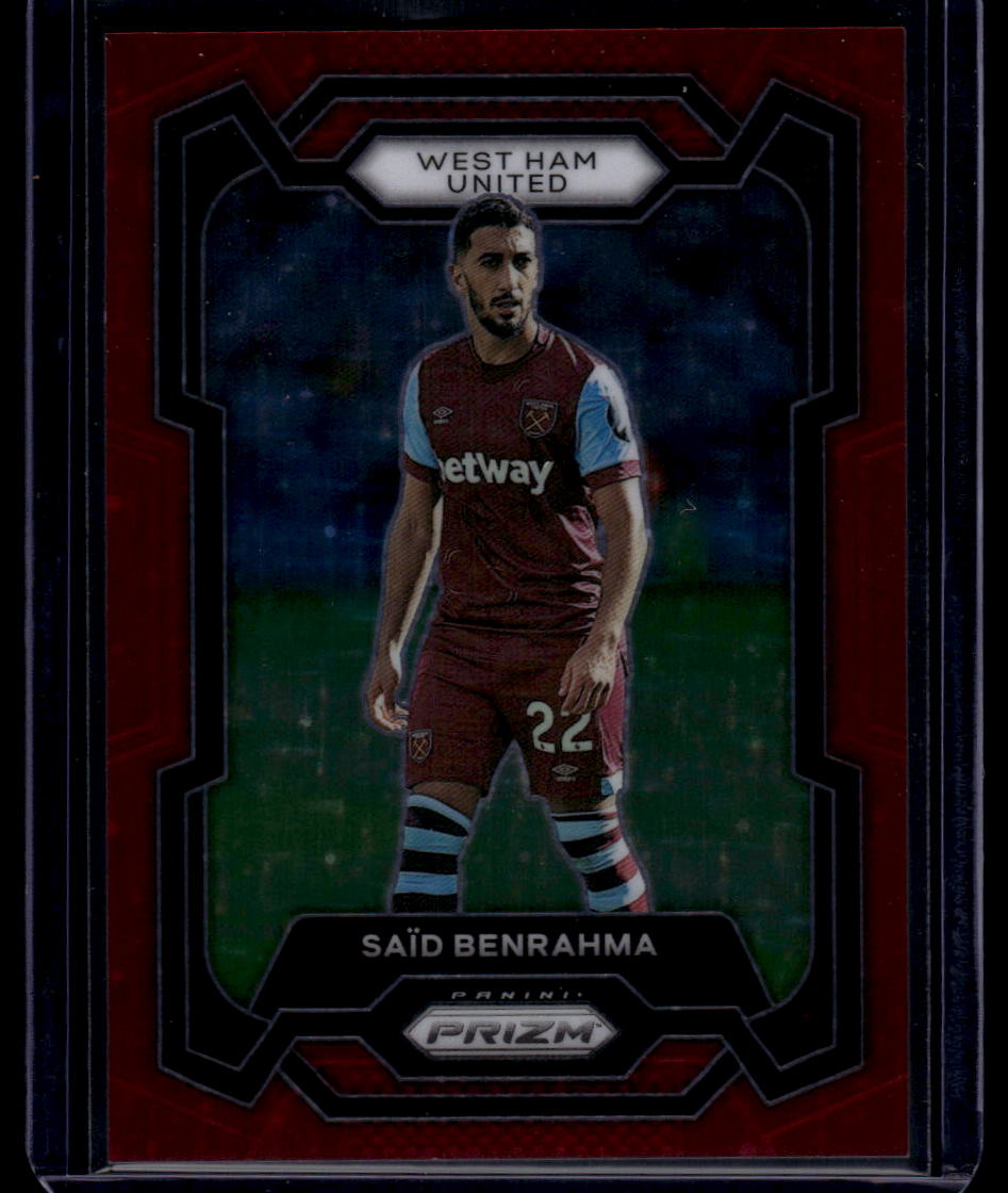 2023-24 Panini Prizm Premier League #217 Said Benrahma Red Stars #/25