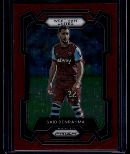 2023-24 Panini Prizm Premier League #217 Said Benrahma Red Stars #/25