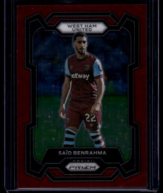 2023-24 Panini Prizm Premier League #217 Said Benrahma Red Stars #/25