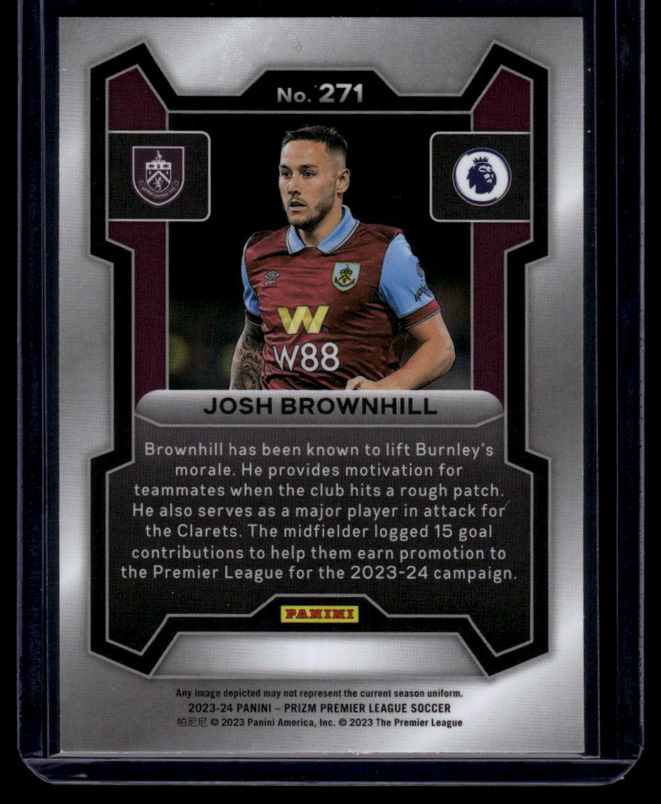 2023-24 Panini Prizm Premier League #271 Josh Brownhill