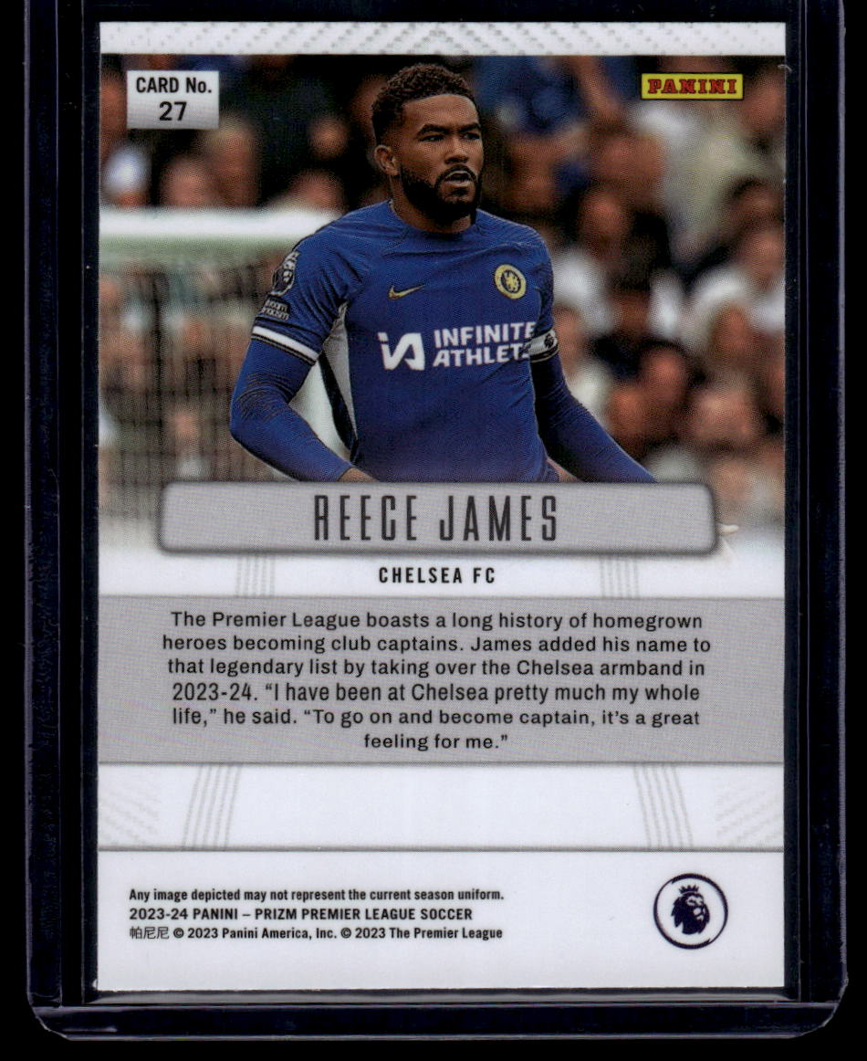 2023-24 Panini Prizm Premier League #27 Reece James Prizm Flashback 2012