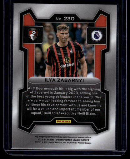 2023-24 Panini Prizm Premier League #230 Illya Zabarnyi