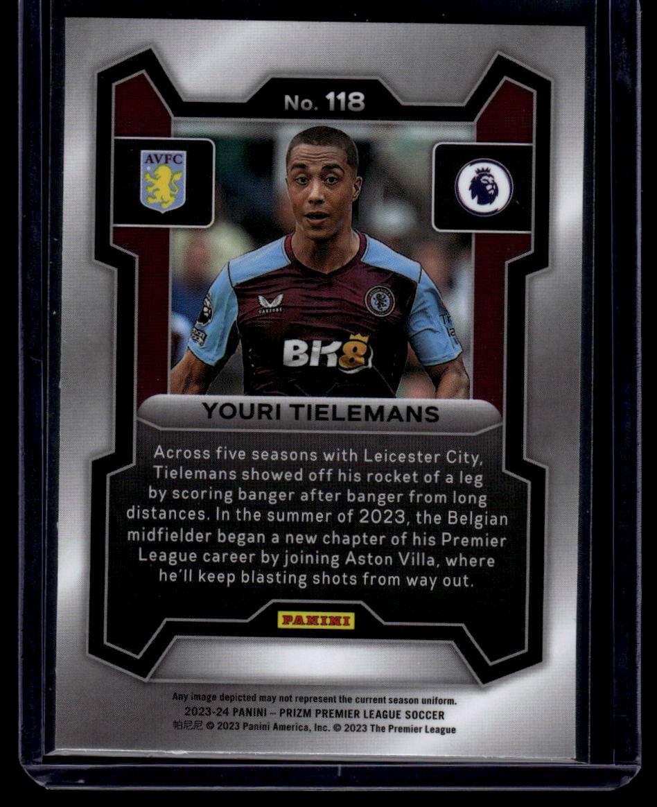 2023-24 Panini Prizm Premier League #118 Youri Tielemans