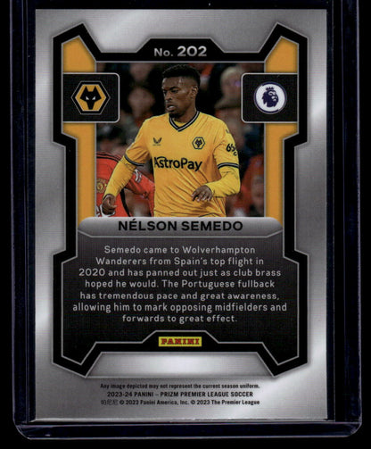 2023-24 Panini Prizm Premier League #202 Nelson Semedo