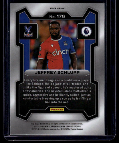 2023-24 Panini Prizm Premier League #176 Jeffrey Schlupp Silver