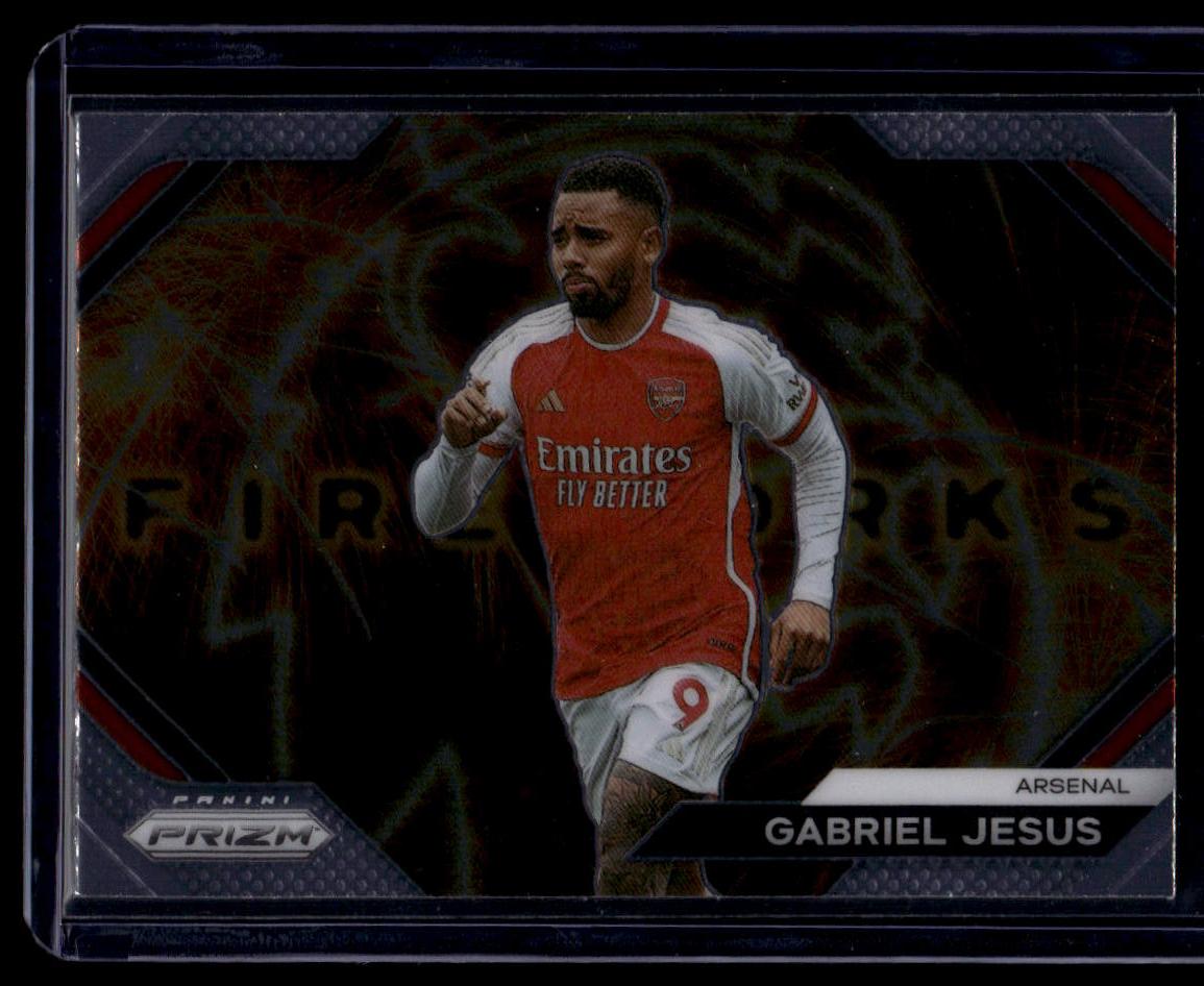 2023-24 Panini Prizm Premier League #2 Gabriel Jesus Fireworks