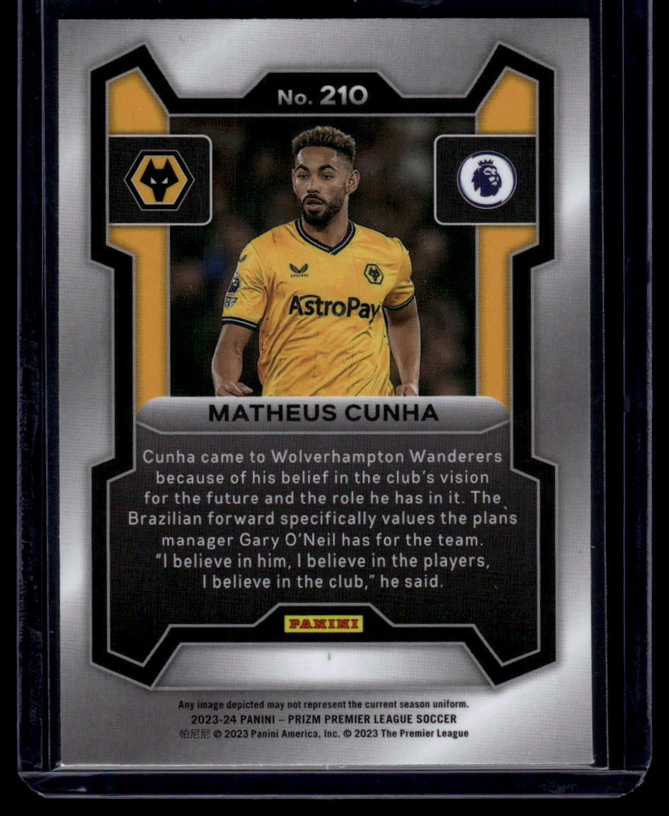 2023-24 Panini Prizm Premier League #210 Matheus Cunha