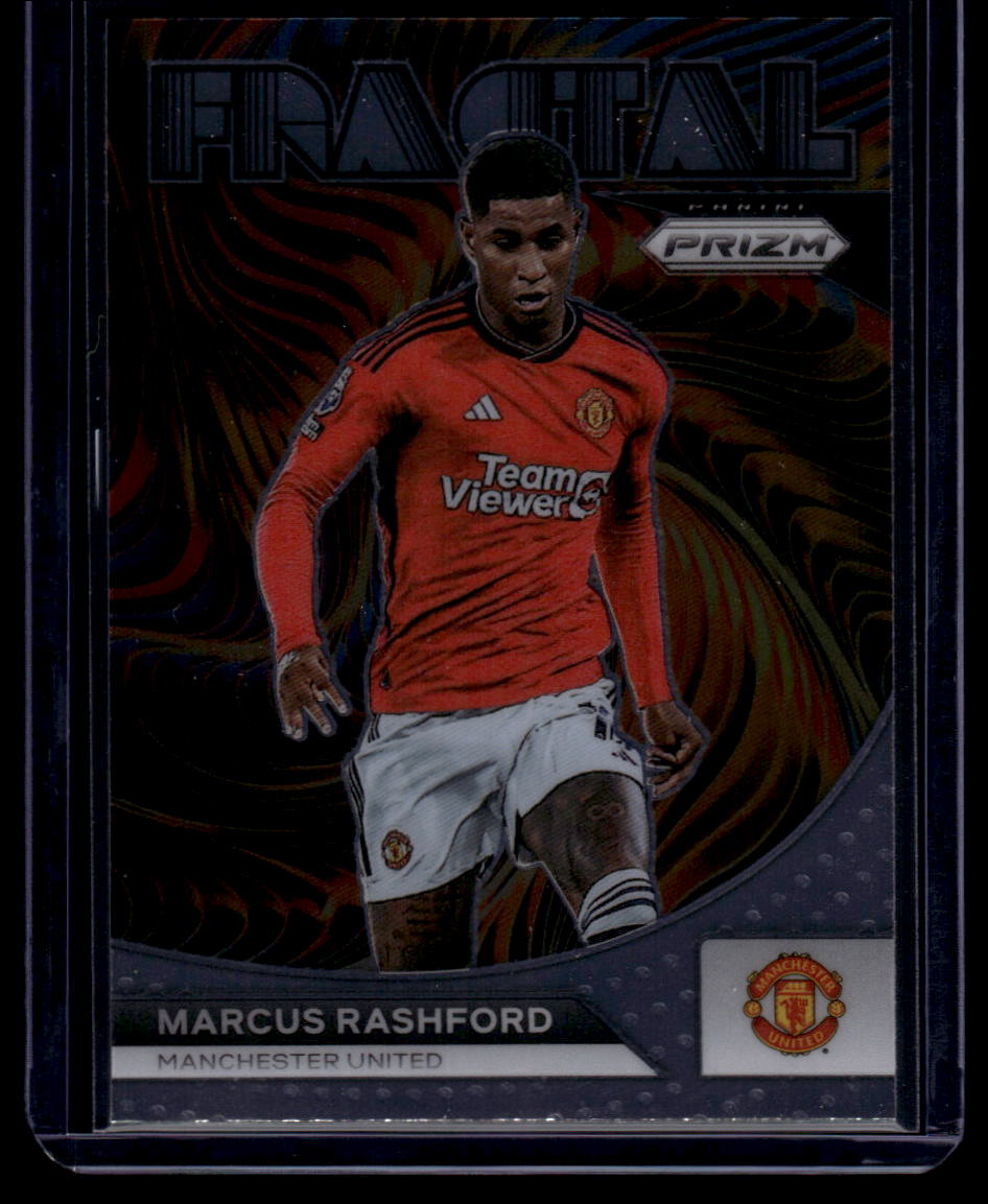 2023-24 Panini Prizm Premier League #3 Marcus Rashford Fractal