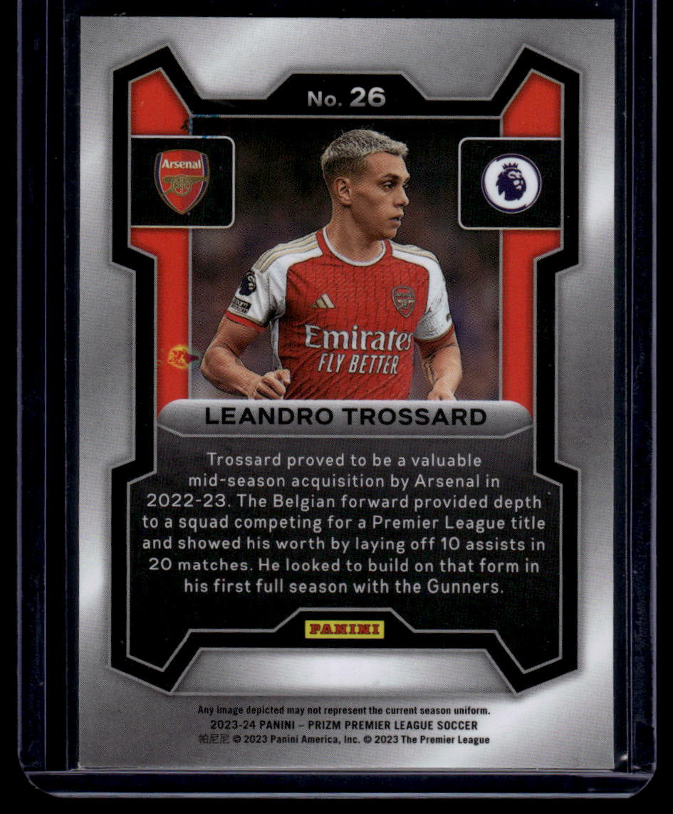 2023-24 Panini Prizm Premier League #26 Leandro Trossard