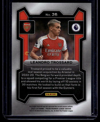 2023-24 Panini Prizm Premier League #26 Leandro Trossard