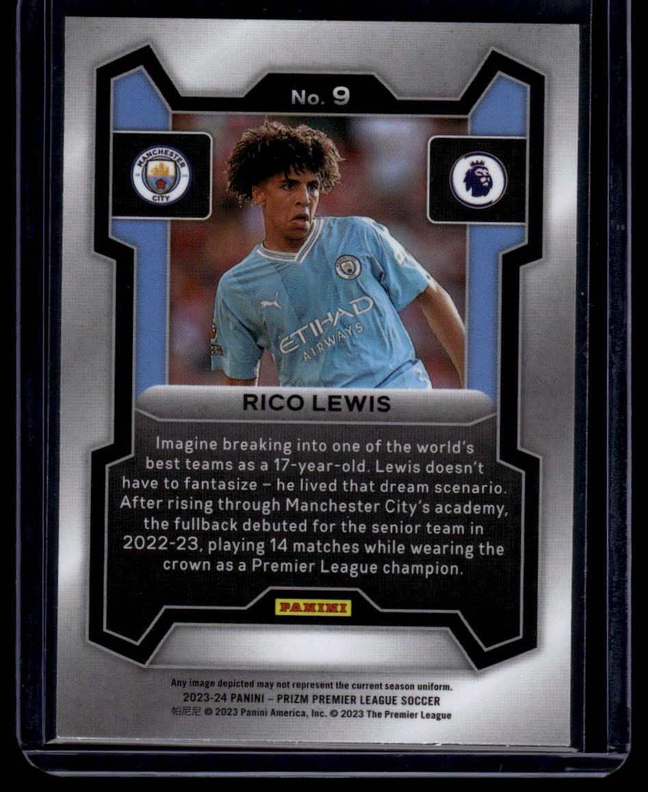 2023-24 Panini Prizm Premier League #9 Rico Lewis