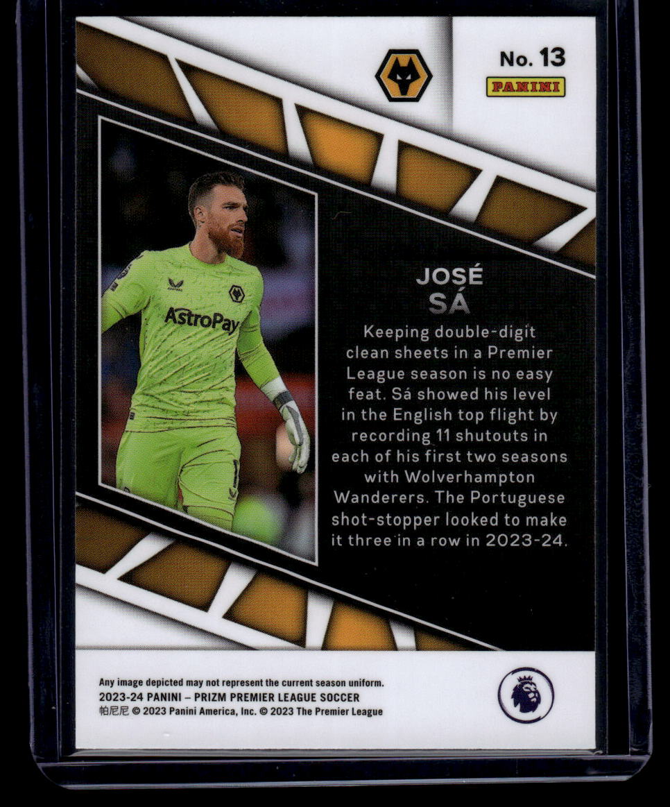 2023-24 Panini Prizm Premier League #13 Jose Sa Center Stage