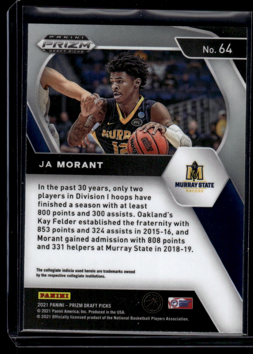 2021 Panini Prizm Draft Picks #64 Ja Morant