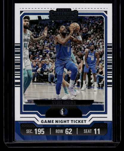 2023-24 Panini Contenders #25 Kyrie Irving Game Night Ticket