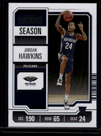 2023-24 Panini Contenders #76 Jordan Hawkins Season Ticket