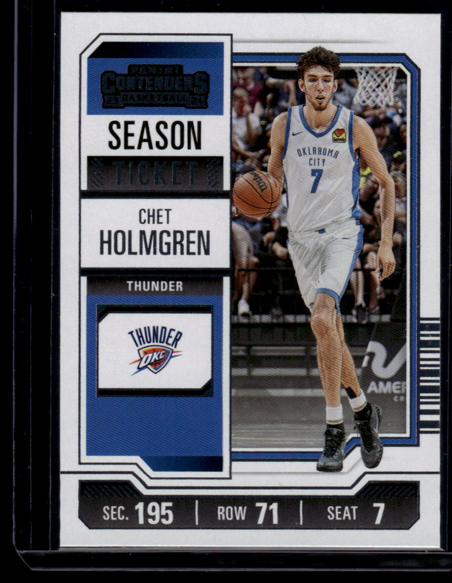 2023-24 Panini Contenders #33 Chet Holmgren Season Ticket