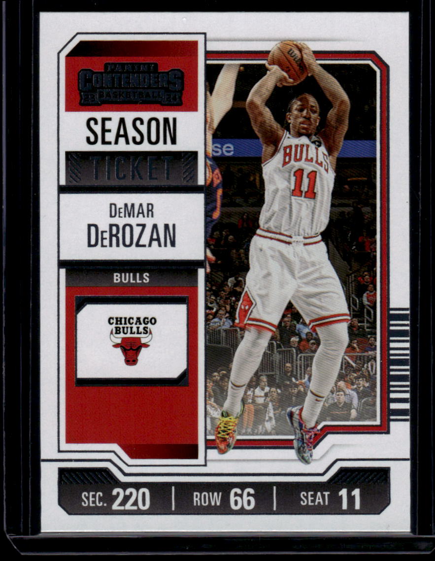 2023-24 Panini Contenders #48 DeMar DeRozan Season Ticket