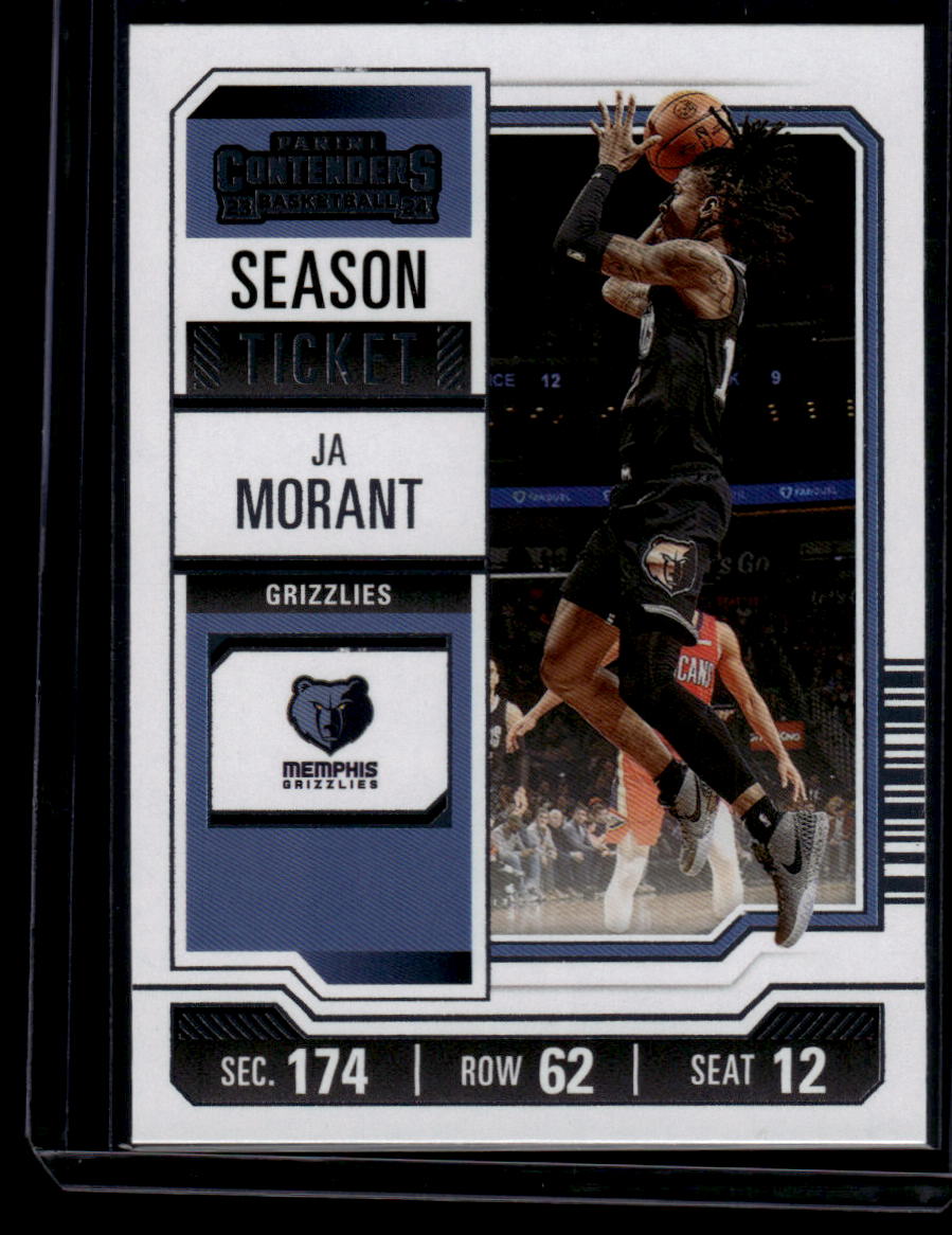 2023-24 Panini Contenders #74 Ja Morant Season Ticket Retail