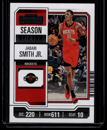 2023-24 Panini Contenders #88 Jabari Smith Jr. Season Ticket