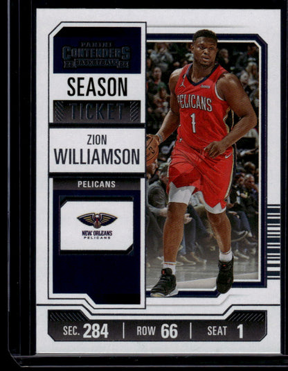 2023-24 Panini Contenders #79 Zion Williamson Season Ticket