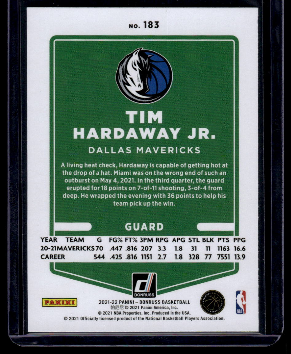 2021-22 Donruss #183 Tim Hardaway Jr.