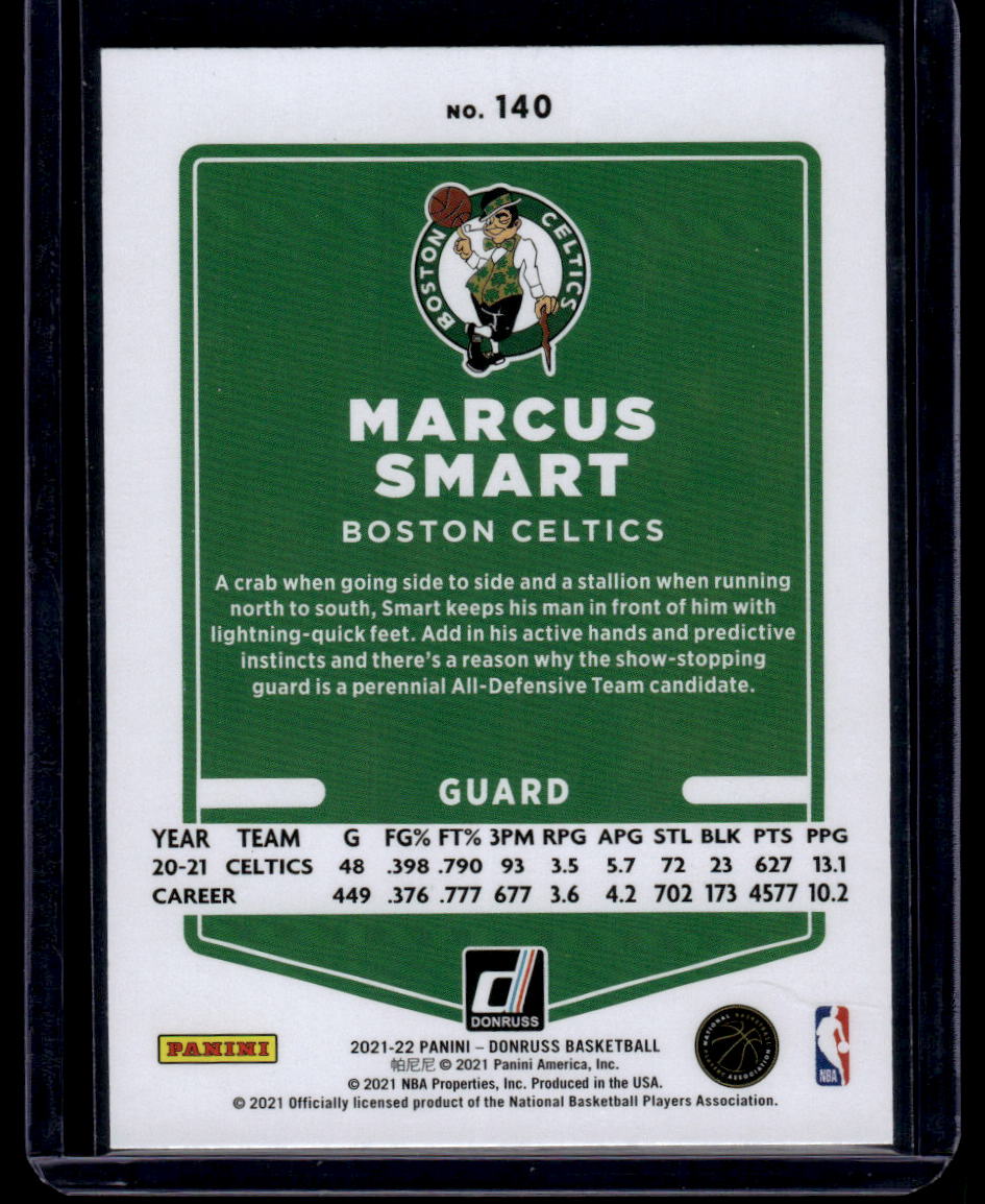 2021-22 Donruss #140 Marcus Smart