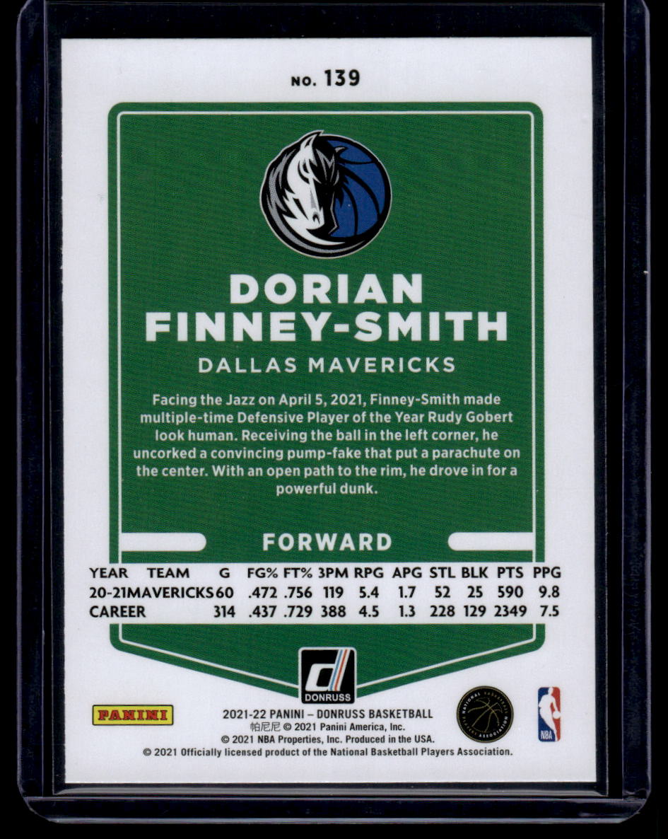 2021-22 Donruss #139 Dorian Finney-Smith