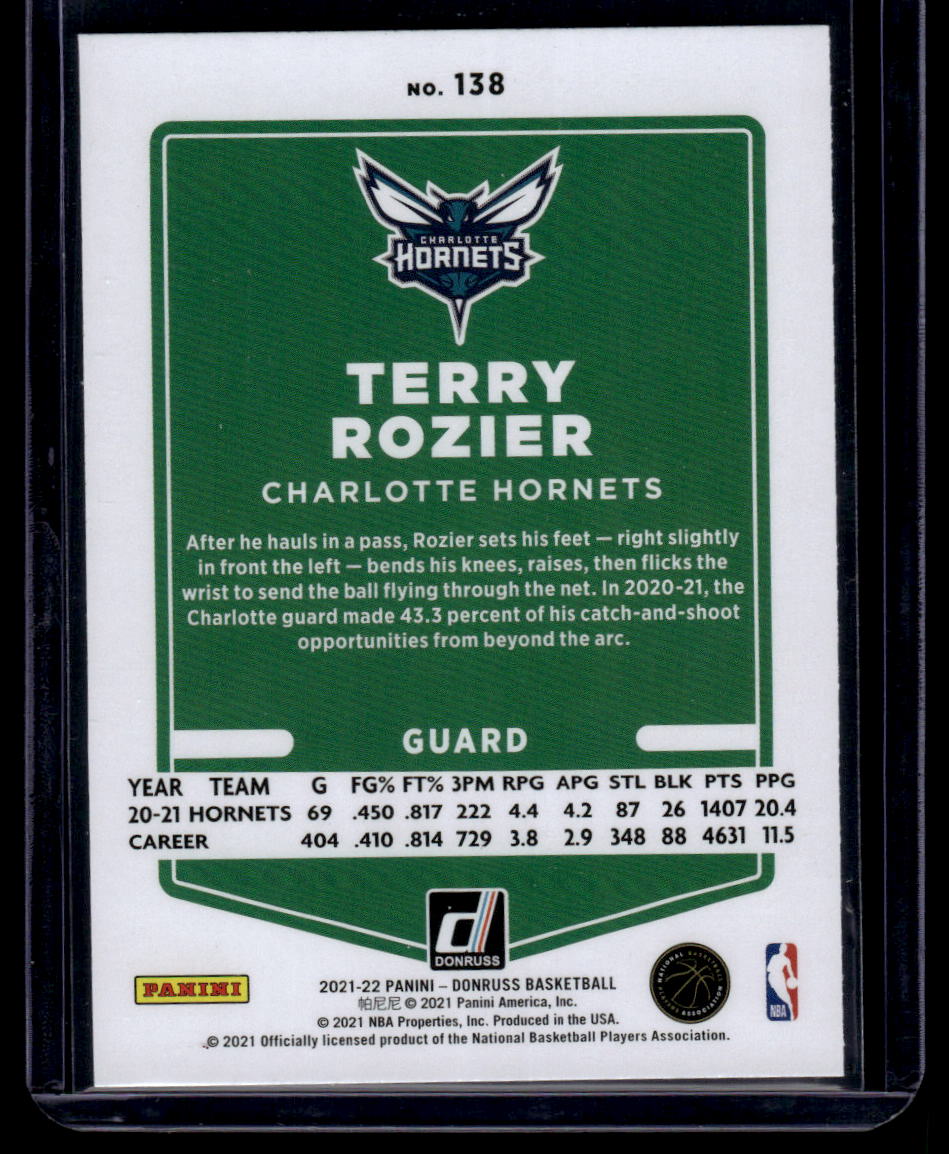 2021-22 Donruss #138 Terry Rozier