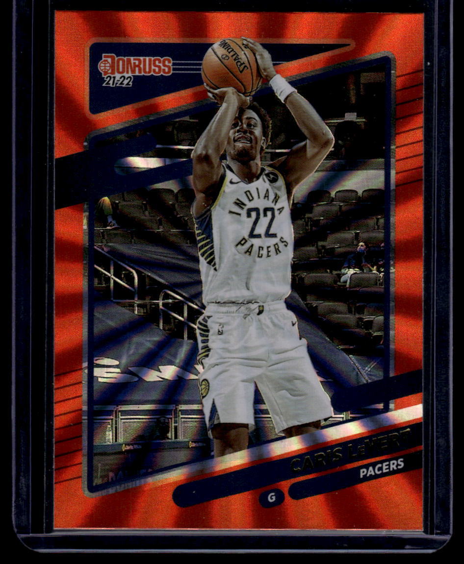 2021-22 Donruss #125 Caris LeVert Holo Orange Laser