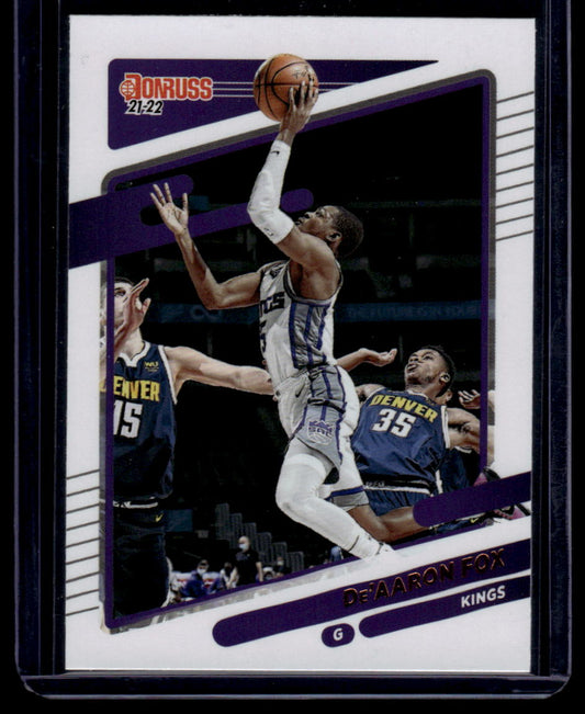 2021-22 Donruss #126 De'Aaron Fox