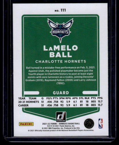 2021-22 Donruss #111 LaMelo Ball