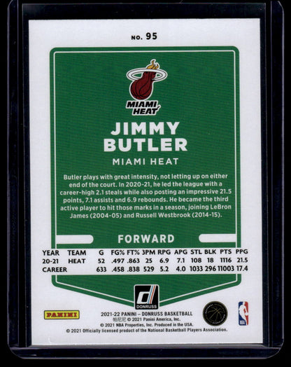 2021-22 Donruss #95 Jimmy Butler