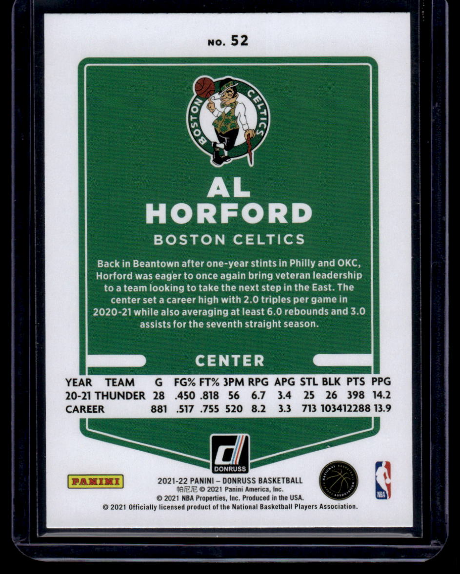 2021-22 Donruss #52 Al Horford