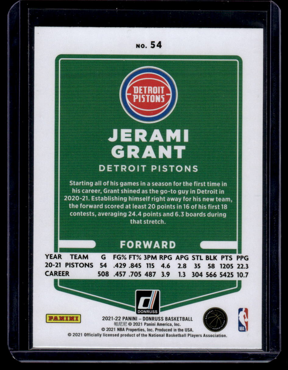 2021-22 Donruss #54 Jerami Grant