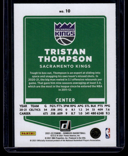 2021-22 Donruss #10 Tristan Thompson