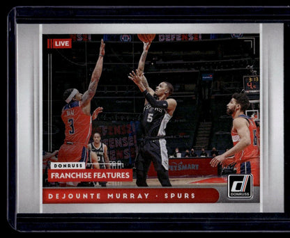 2021-22 Donruss #27 Dejounte Murray Franchise Features