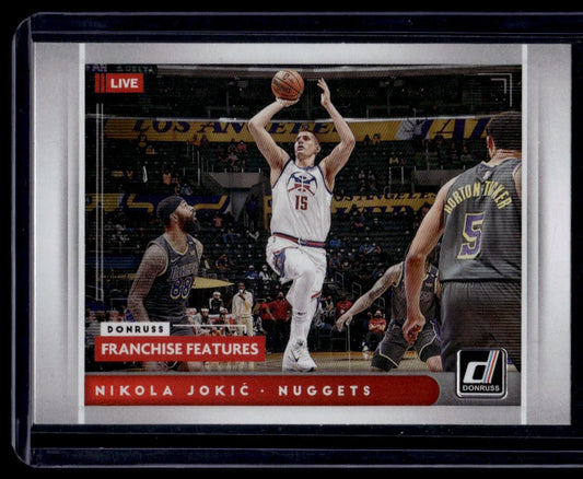 2021-22 Donruss #17 Nikola Jokic Franchise Features