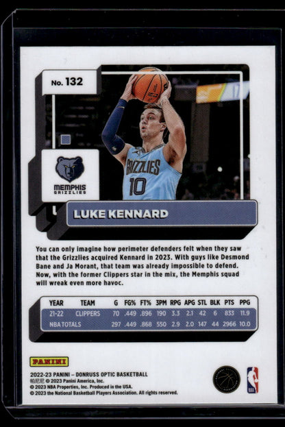 2022-23 Donruss Optic #132 Luke Kennard