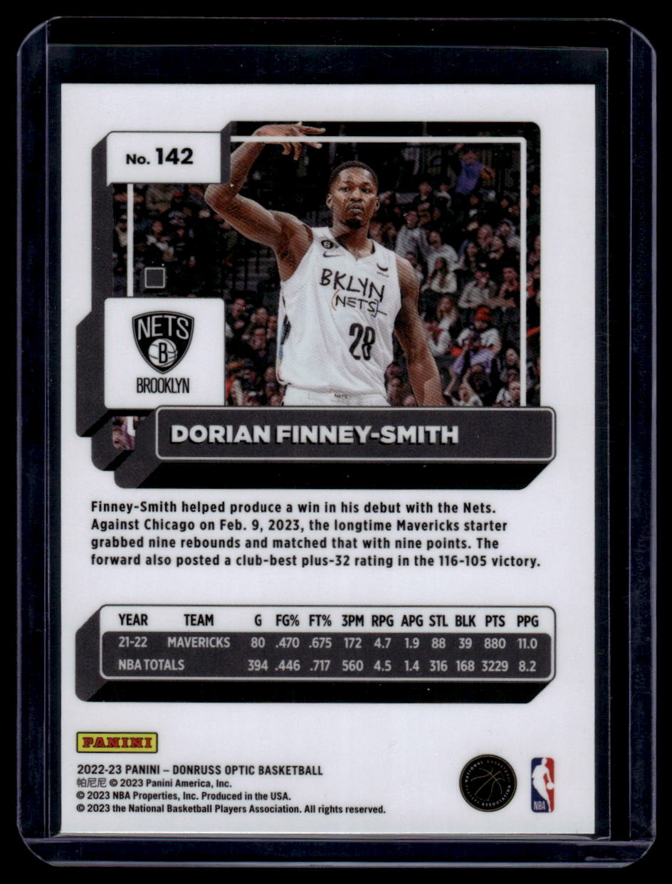 2022-23 Donruss Optic #142 Dorian Finney-Smith