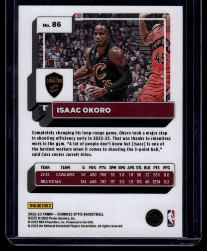 2022-23 Donruss Optic #86 Isaac Okoro