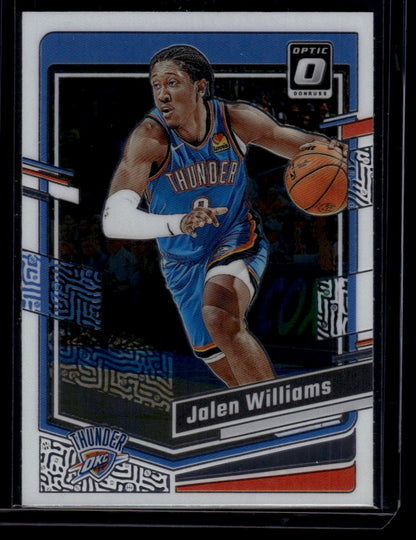 2023-24 Donruss Optic #188 Jalen Williams