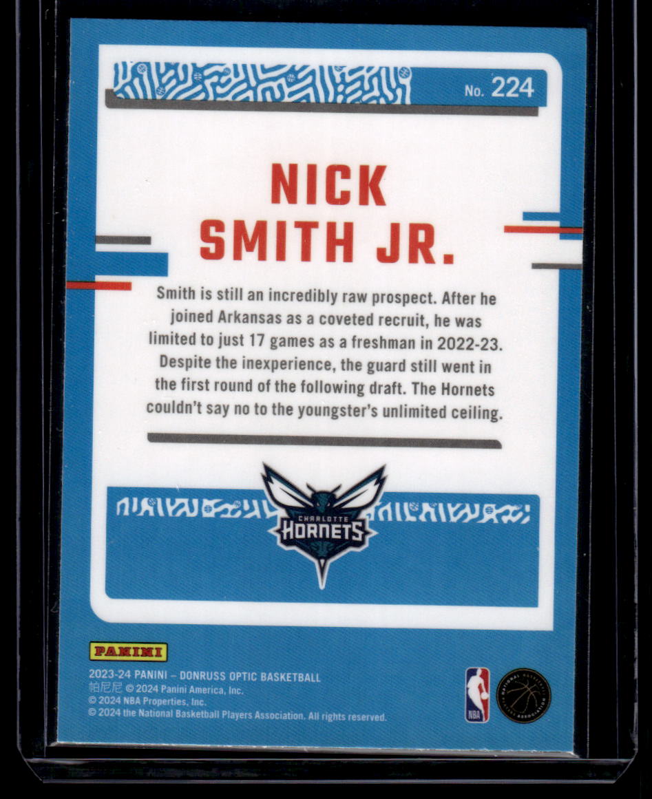 2023-24 Donruss Optic #224 Nick Smith Jr.