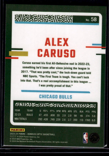 2023-24 Donruss Optic #58 Alex Caruso