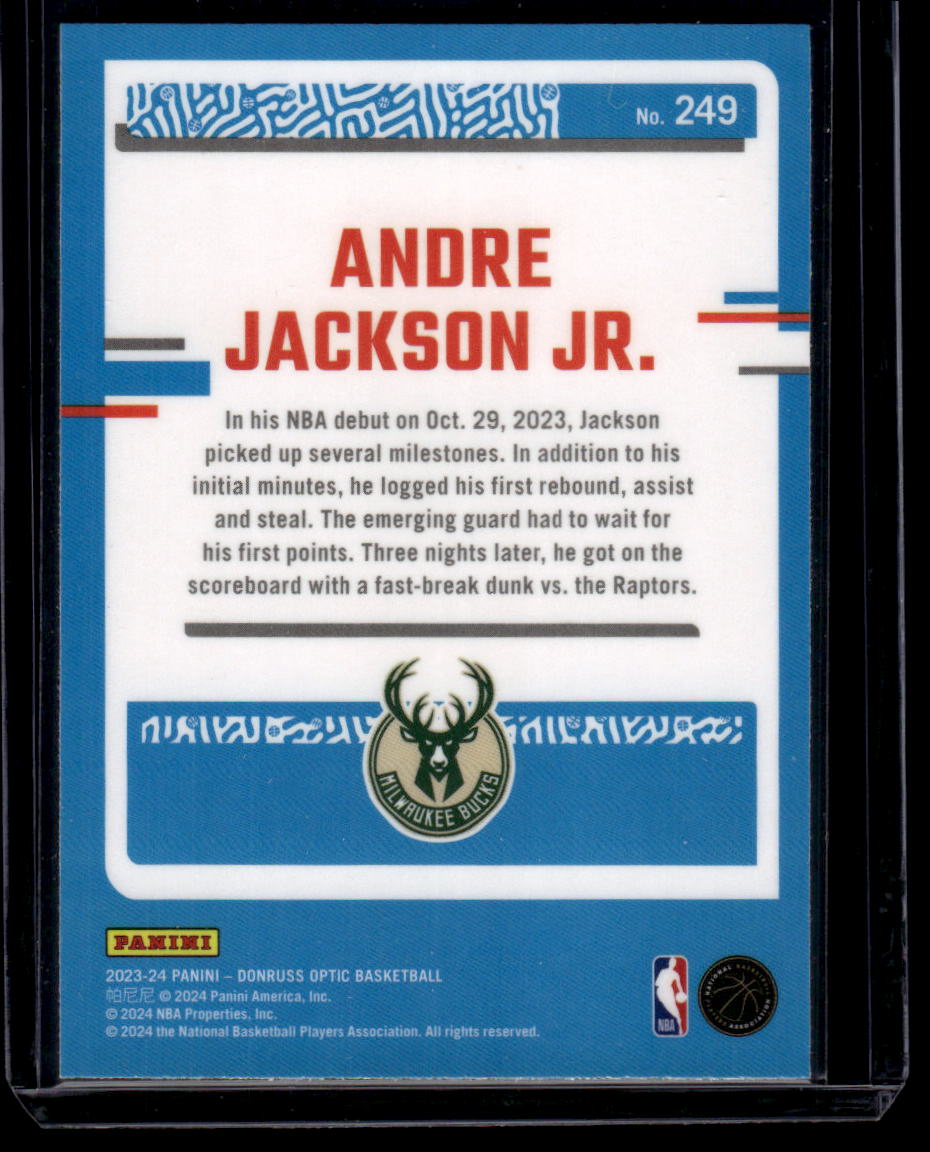 2023-24 Donruss Optic #249 Andre Jackson Jr.