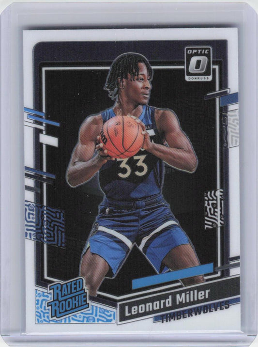 2023-24 Donruss Optic #234 Leonard Miller