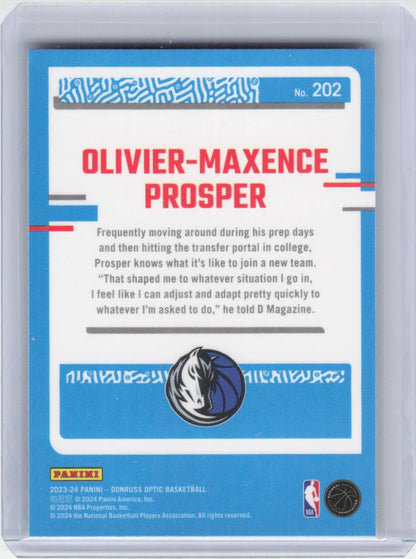 2023-24 Donruss Optic #202 Olivier-Maxence Prosper