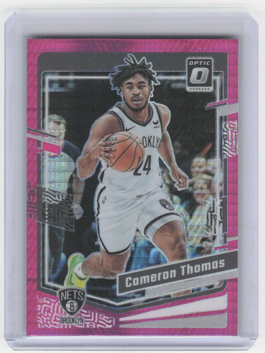 2023-24 Donruss Optic #9 Cameron Thomas Hyper Pink