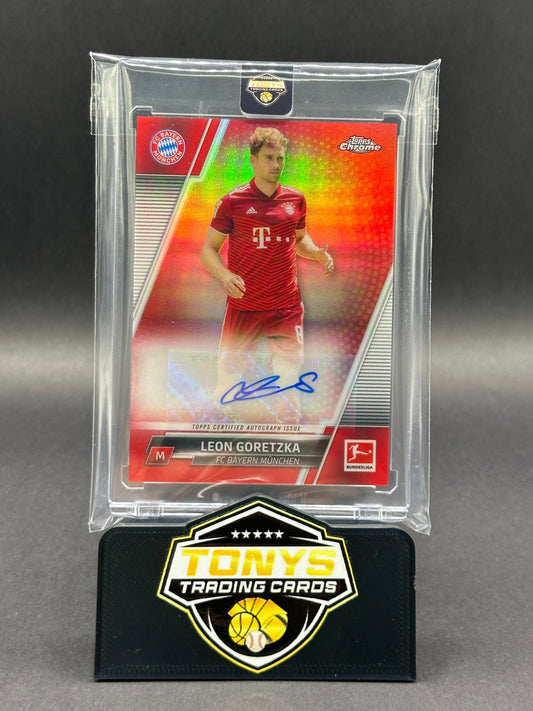 2021-22 Topps Chrome Bundesliga Autograph - Leon Goretzka - 4/10