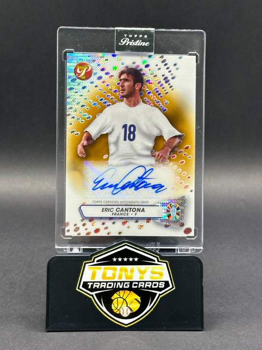 2023 Topps Pristine Road To Euro 2024 Pristine Autograph Eric Cantona 46/50